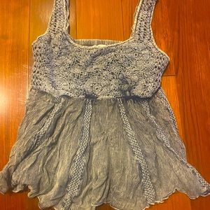 Rachel Zoe blue summer tank top